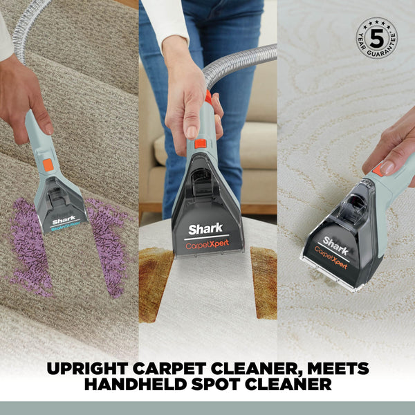 Shark CarpetXpert HairPro Pet Carpet Cleaner with Anti-Clog, Anti-Clump, Anti-Tangle, Removes Stains & Odours from Carpets & Rugs, Includes Deep Clean Pet Formula, 1000W, EX220UK