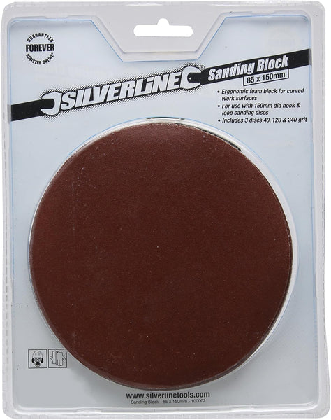 Silverline Contour Sanding Block 150 x 85mm (100002)