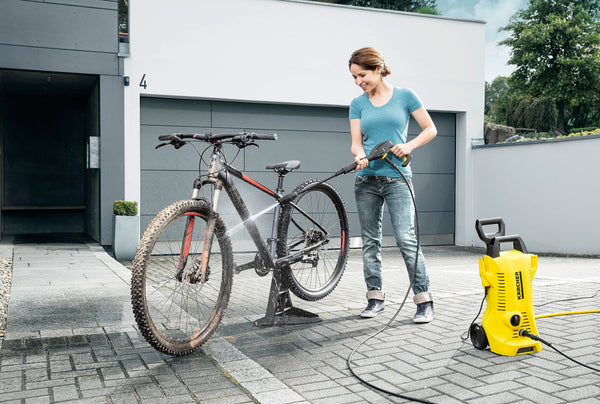 Kärcher K 2 Power Control Home pressure washer, pressure: max. 110 bar, flow rate: 360 l/h, area: 20 m²/h, water filter, weight: 4.0 kg, high-pressure gun, dirt blaster, spray lance, Home Kit
