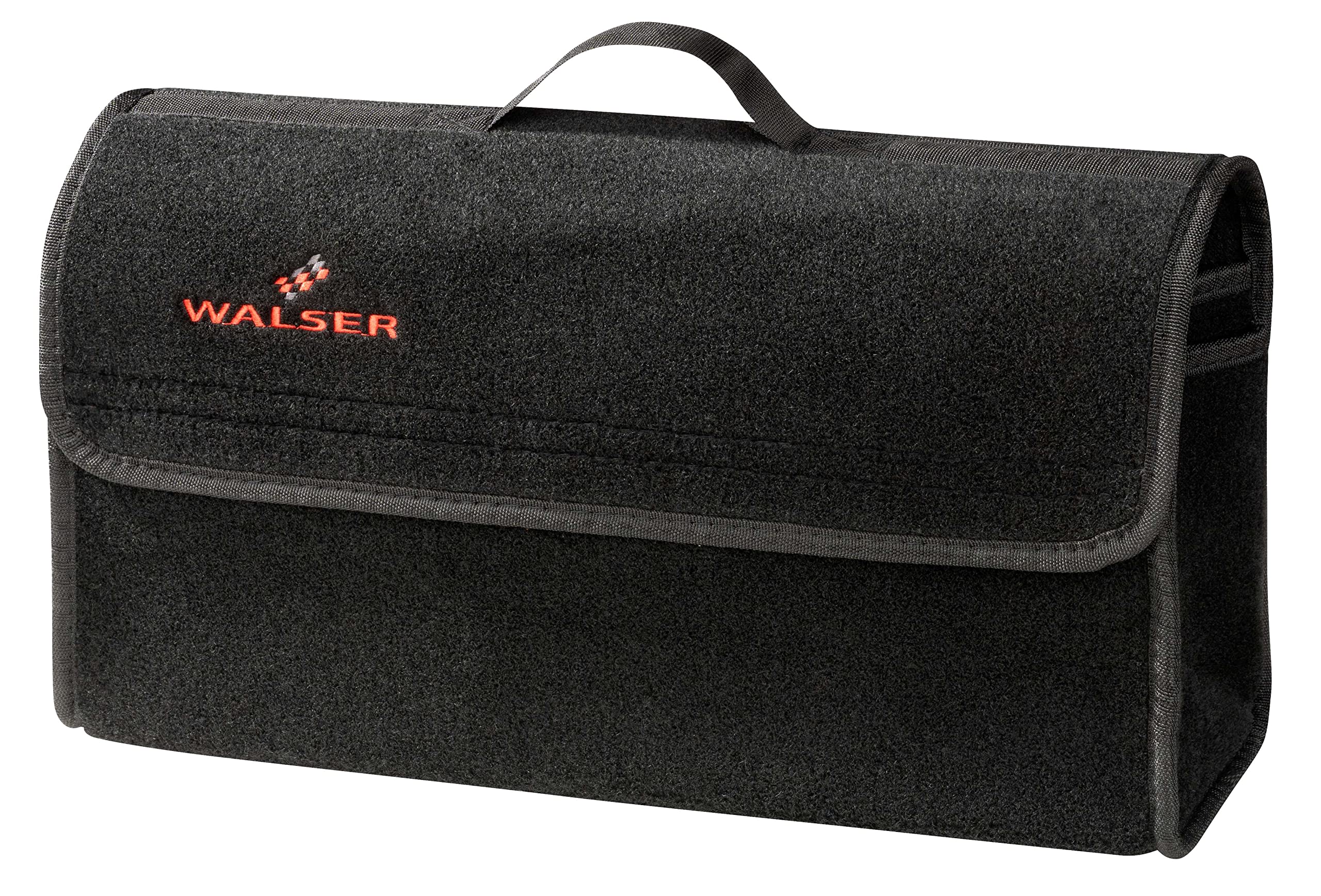 Walser Boot Bag Toolbag Organiser Size XXL, Needle Felt Boot Organiser, Car Bag, Car Storage Bag, boot organiser 57x16x21 cm black