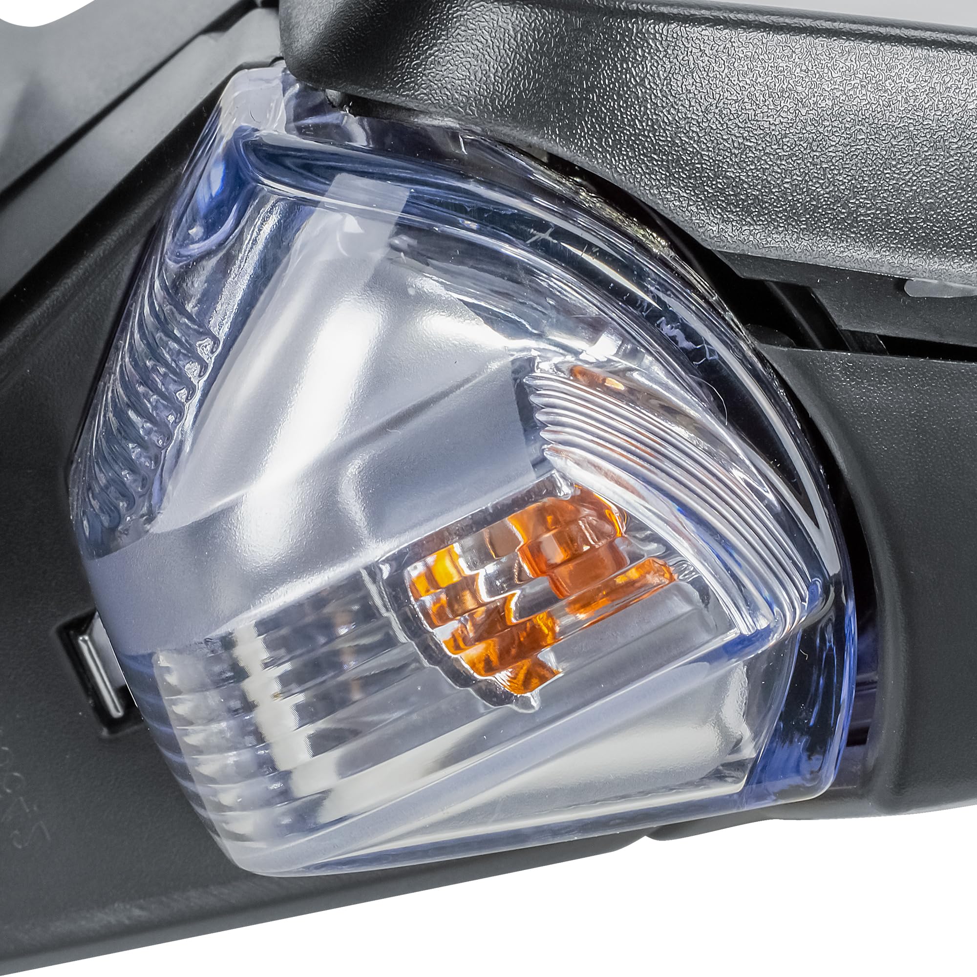 Repmacement Driver Right Side Door Wing Mirror O/S Electric and Heated Manual Folding with Textured Back Cover for Ford Transit Tourneo Custom 2015 to 2024