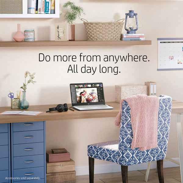 HP 14" Laptop, Intel Core i5-1235U Processor, 8 GB RAM, 512 GB SSD, Intel Iris Xe Graphics, FHD Display, Up to 8hrs battery, Win 11, Dual Speakers, Natural Silver, 14s-dq5005sa