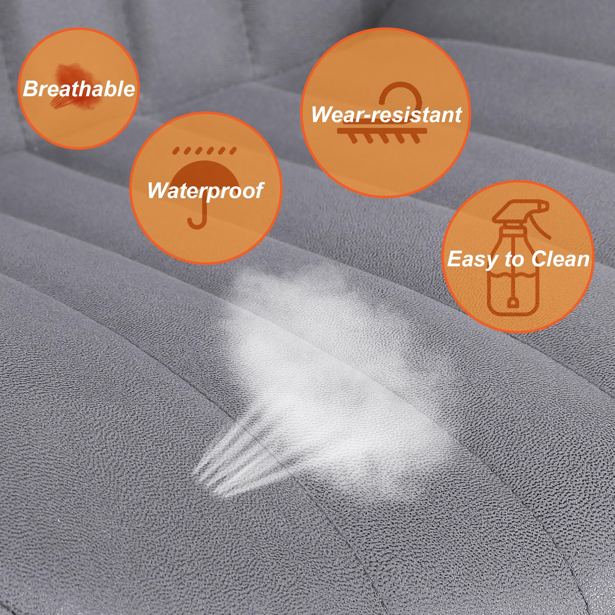 Youhauchair Bar Stools Set of 2, Swivel Counter Height Barstools with Back, Adjustable PU Leather Bar Chairs, Modern Armless Kitchen Island Stool, Black