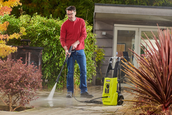 RYOBI RY110PWA 1400W 110bar Pressure Washer, Hyper Green,5133005366