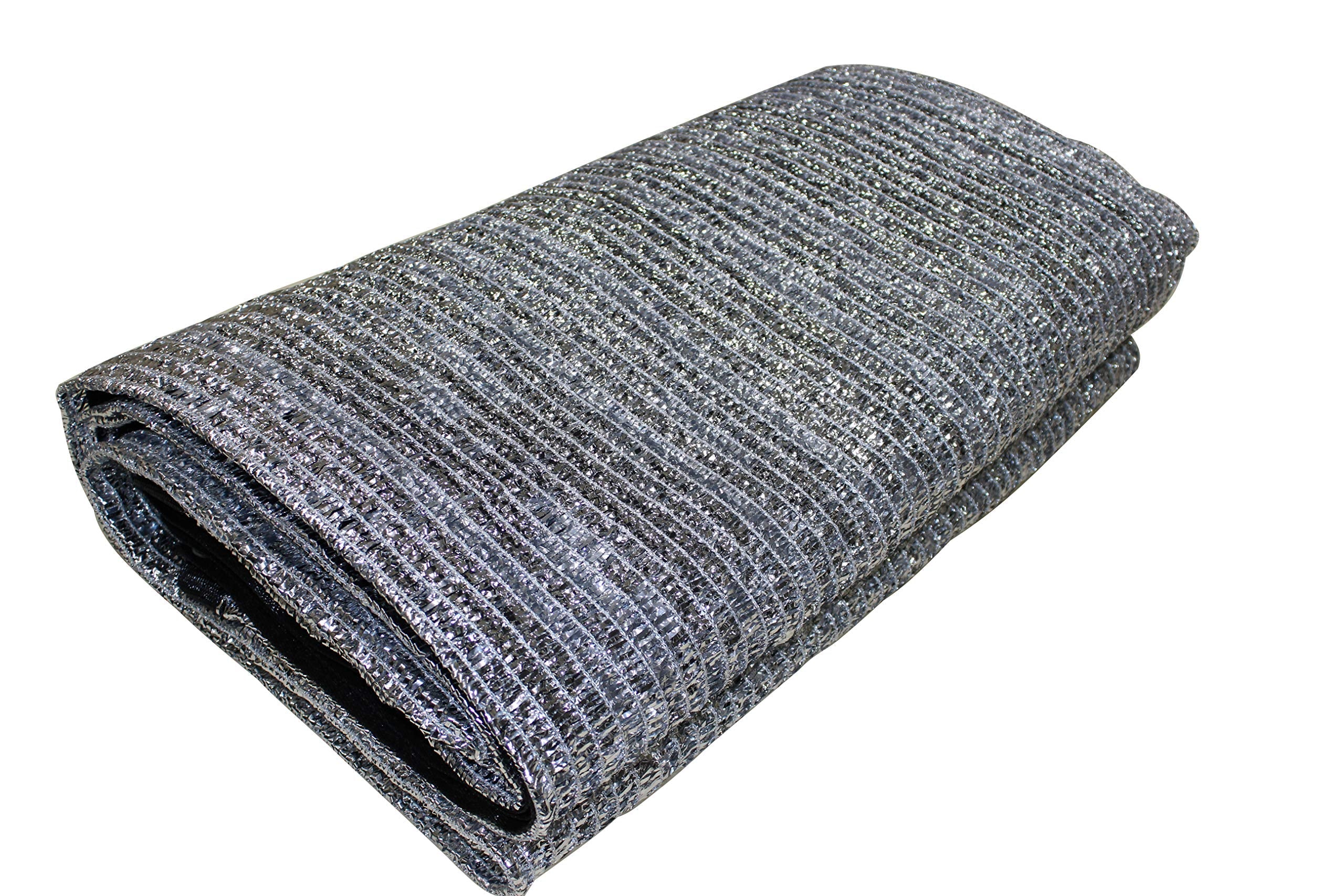 JEXUSUY 70% 10 ft x 20 ft Aluminet Shade Cloth Panels with Grommets