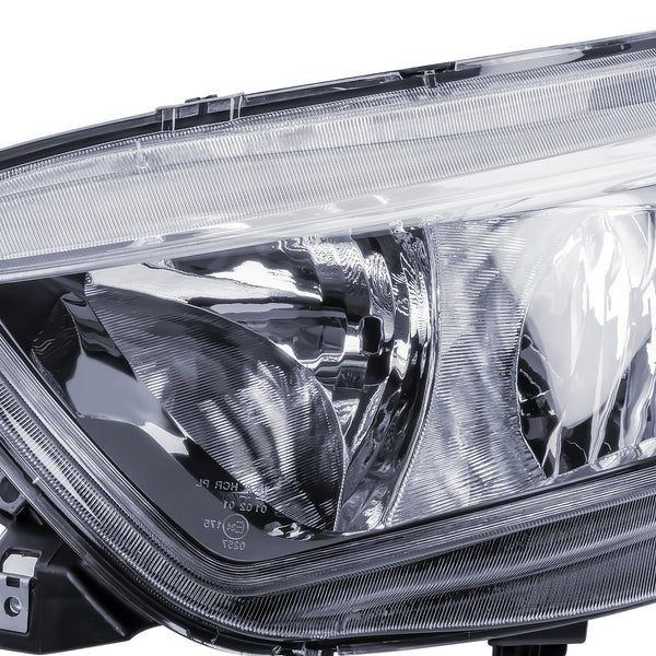 Replacement Passenger Left Side N/S Headlight Head Lamp Electric Adjustment with Round Plug for IVECO Daily 2014-2019