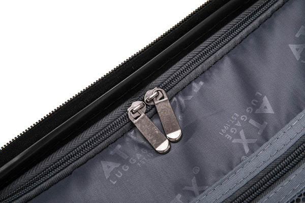 ATX Luggage Suitcase Large on 4 Dual Spinner Wheels Super Lightweight ABS Hard Shell Hold Check in with Built-in TSA Lock (Orange, 110 Liter)