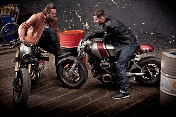 SHIMA Gravity Cordura Classic Protectors Men's Gusset Motorcycle Jeans, Blue