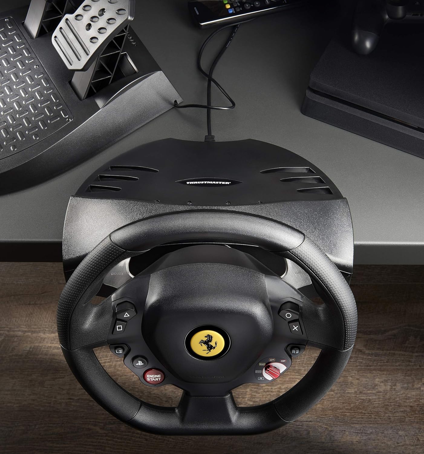 Thrustmaster T80 RW Ferrari 488 GTB - Officially Licensed Racing Wheel for PC, PS4, and PS5, PS5 Pro