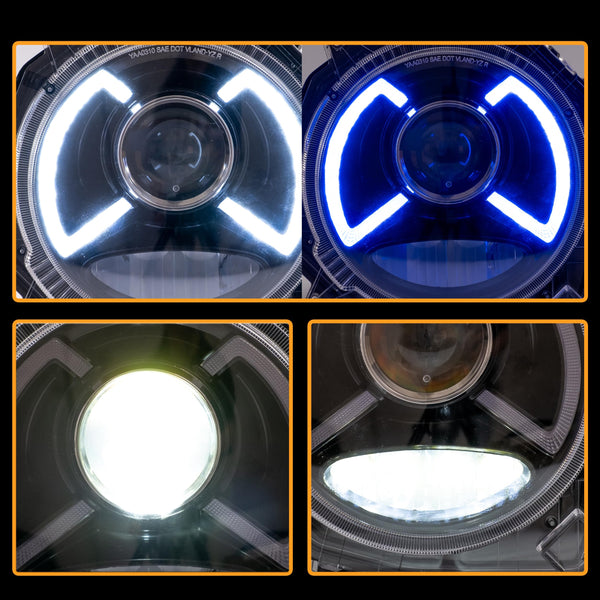 VLAND Headlights for Suzuki Jimny Sierra JB64W JB74W 2018-2021 with Welcome Blue Light