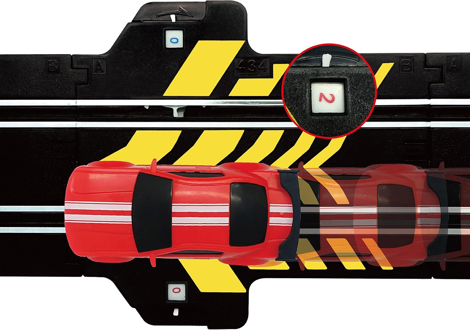 BANDAI Artin Speed Loop Racing Slot Car Set | 4.3m 2 Player Electric Race Car Track With 2 Muscle Cars And Speed Controls | Adults And Kids Electric Car Racing Toys Make Great Remote Control Gifts