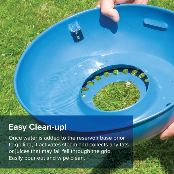 Campingaz Party Grill 400 CV, Camping Stove and Grill, All-in-One Portable Camping BBQ, with Griddle, Grid and Pan Support, Lid Doubles as Wok, Blue