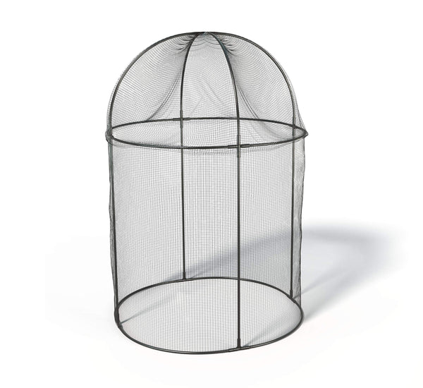 Haxnicks Steel Round Fruit Cage Frame | Bird Netting Plant Protection For Fruit Bushes | Gooseberry Currants Raspberries | Black, 100x100x150cm |