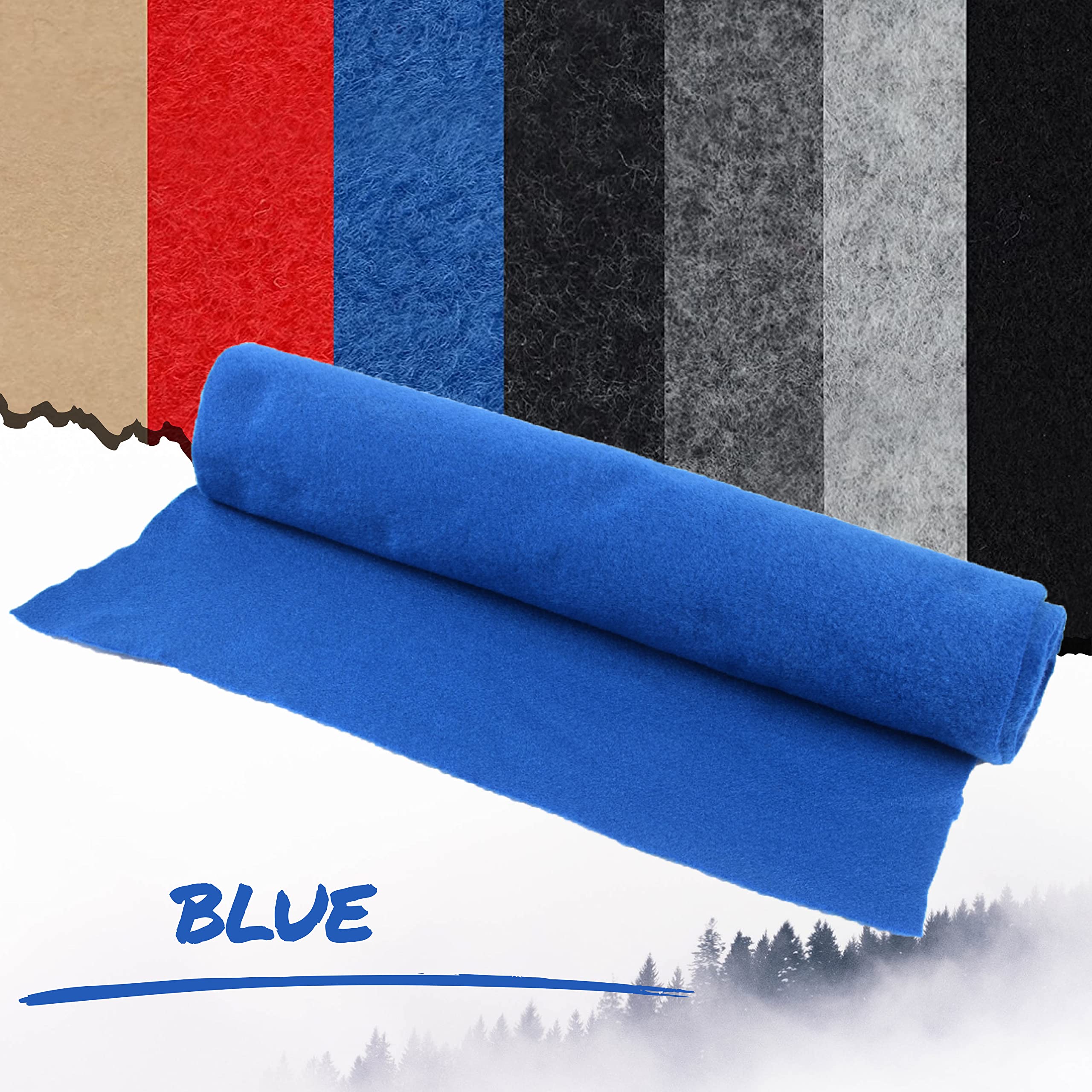 4 Way Super Stretch Lining Carpet for Camper Van Motorhome Car Vehicle Interior(Smoke,10 Metre x 2 Metre)