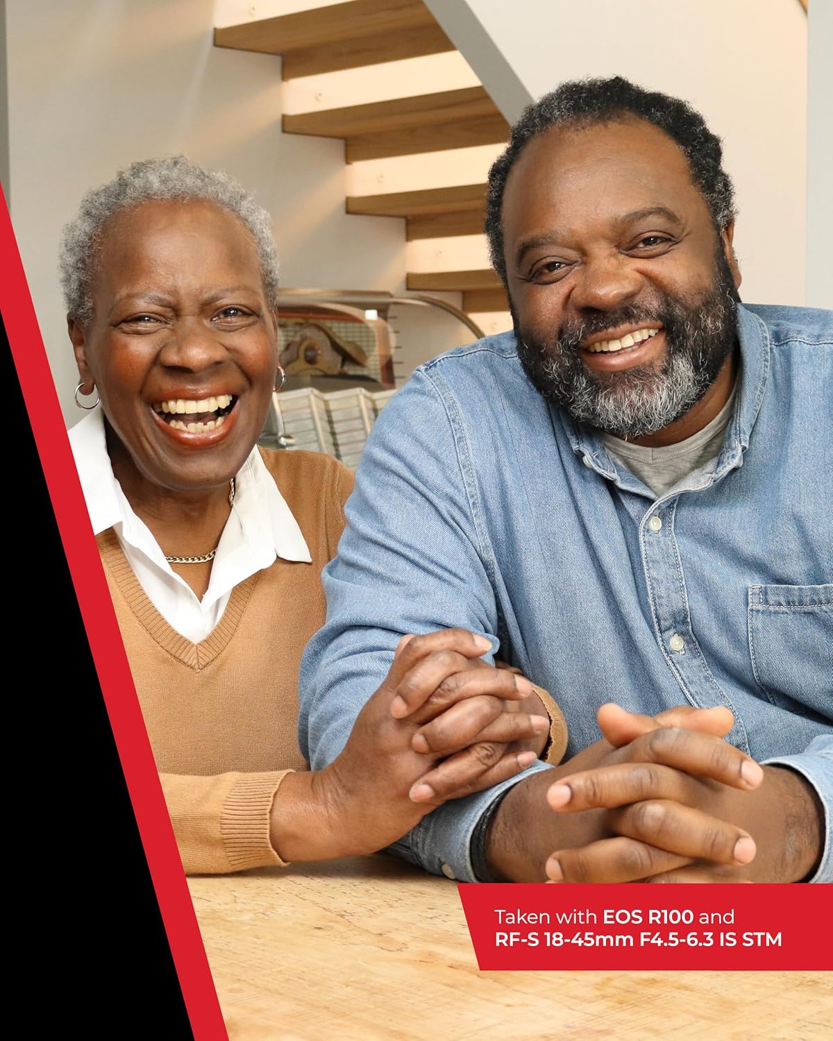 Canon EOS R100 - Compact Mirrorless Digital Camera - 24.1 MP, 4K Resolution - Dual Pixel CMOS AF, DIGIC 8 Processor - 6.5 FPS Continuous Shooting - Face & Eye Detection, Bluetooth, Wi-Fi, GPS