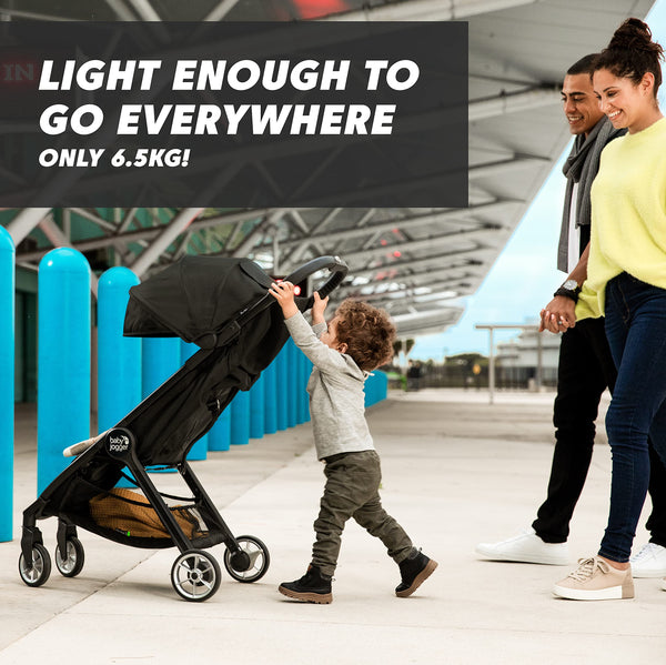 Baby Jogger City Tour 2 Travel Stroller | Ultra-Lightweight, Foldable & Compact Pushchair Buggy | Shadow Grey