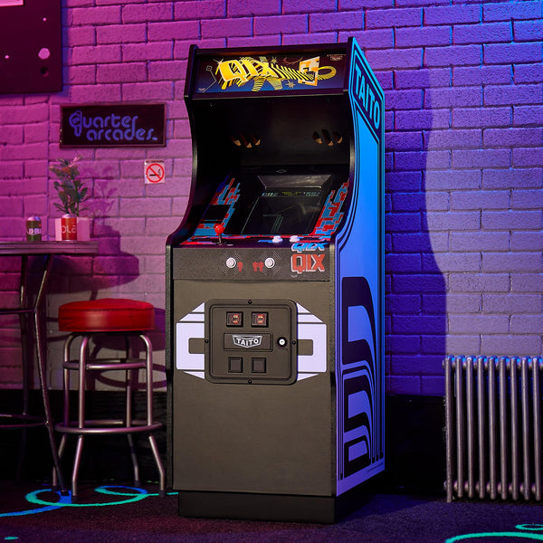 Numskull Quarter Arcades Teenage Mutant Ninja Turtles Collector's Edition Mini Arcade - 1/4 Scale Authentic Wooden Replica, Original ROM, Rechargeable Battery & 3W Speakers for Retro Enthusiasts