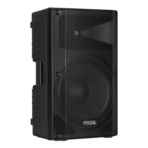 Ibiza - XTK8A-MKII- Active 8"/20cm SONO Speaker- 25mm Compression Tweeter- Bass Reflex System- USB, SD, Bluetooth- TWS- Handle and Wheels- NEW VERSION- Black- Parties, events,clubs,conferences,karaoke