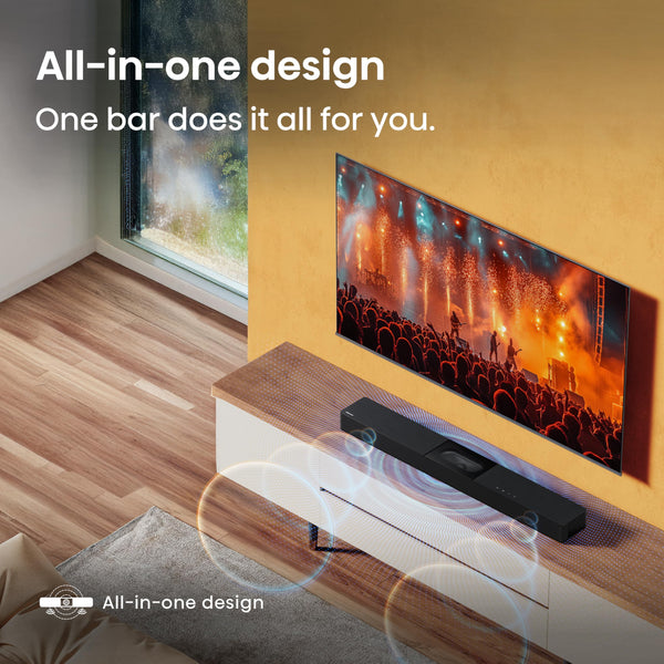 Hisense 40" 40E4QTUK FHD LED TV with Freely - Direct Lit LED, Dolby Audio, Natural Colour Enhancer, Games Mode, Sports Mode with Freely, Disney +, YouTube, Netflix