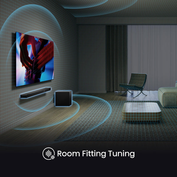 Hisense AX5125H 5.1.2 Channel 500W Dolby Atmos Soundbar with Wireless Subwoofer& Up Firing Speakers& Turly Wireless Rear Speakers