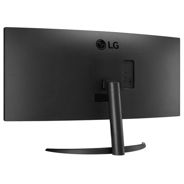 LG Electronics Curved UltraWide Monitor 34WR55QK, 34 inch, 1440p, 100Hz, 5ms Response Time, VA Panel, Smart Energy Saving, USB-C (65W Power Delivery), Displayport, HDMI