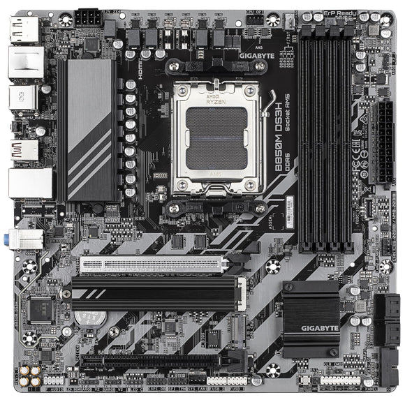 GIGABYTE B850 AORUS ELITE WIFI7 Motherboard - AMD Ryzen 9000 Series CPUs, 14+2+2 Phases Digital VRM, up to 8200MHz DDR5 (OC), 1xPCIe 5.0 + 2xPCIe 4.0 M.2, 2.5 LAN, WIFI 7, USB 3.2 Gen 2x2