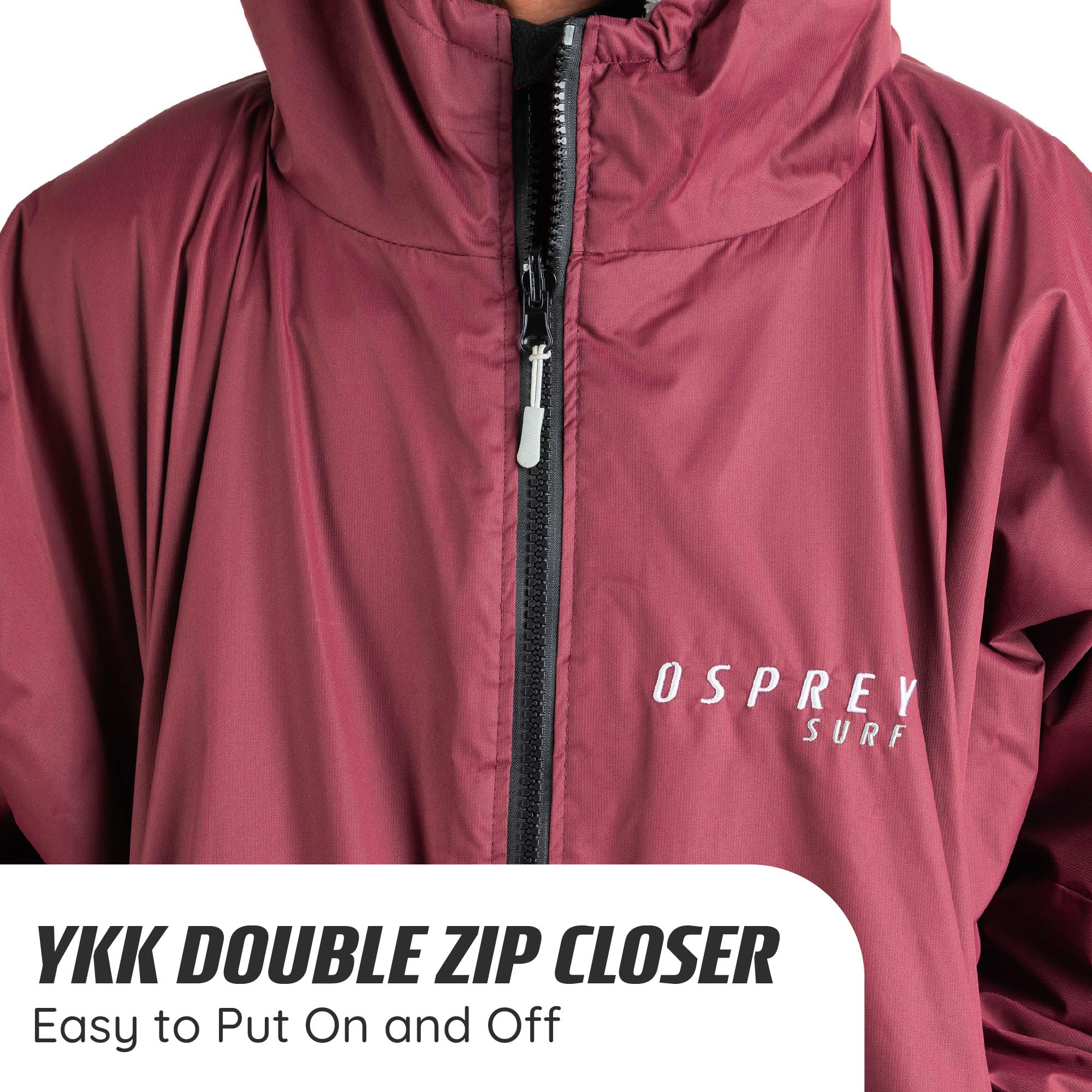 Osprey Changing Robe for Kids and Adults, Waterproof Changing Robe, Swimming and Beach Robe, Unisex, Multiple Colours