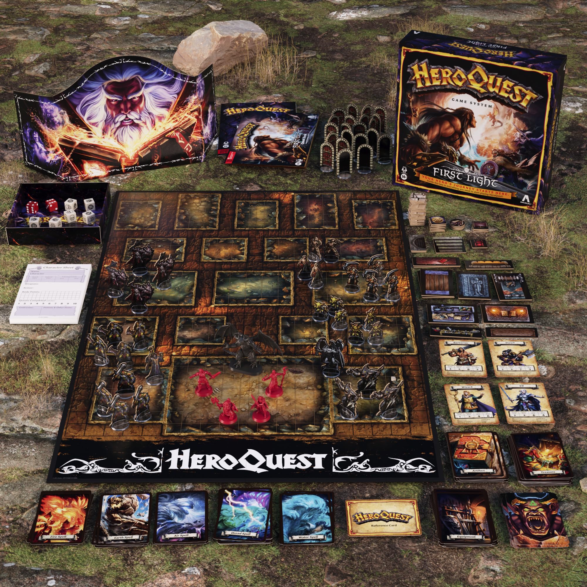 Avalon Hill HeroQuest Jungles of Delthrak Quest Pack, Requires HeroQuest Game System to Play, Roleplaying Games - English Version