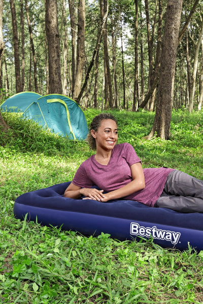 Bestway Single Airbed, Inflatable Air Mattress for One, Blow Up Camping Single Bed