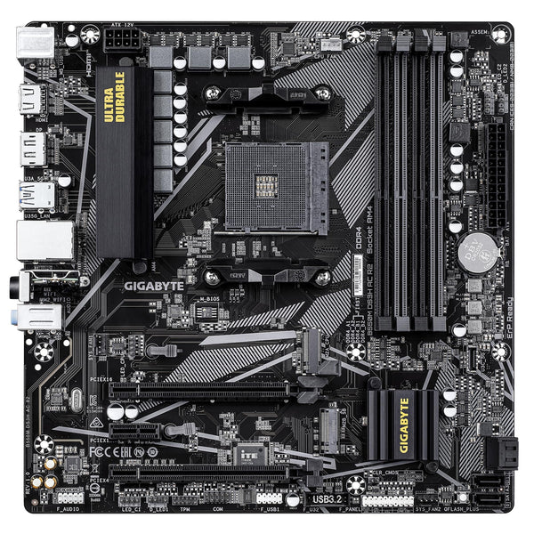 Gigabyte B550 AORUS ELITE V2 Motherboard - Supports AMD Ryzen 5000 Series AM4 CPUs, 12+2 Phases Digital Twin Power Design, up to 4733MHz DDR4 (OC), 2xPCIe 3.0 M.2, 2.5GbE LAN, USB 3.2 Gen1