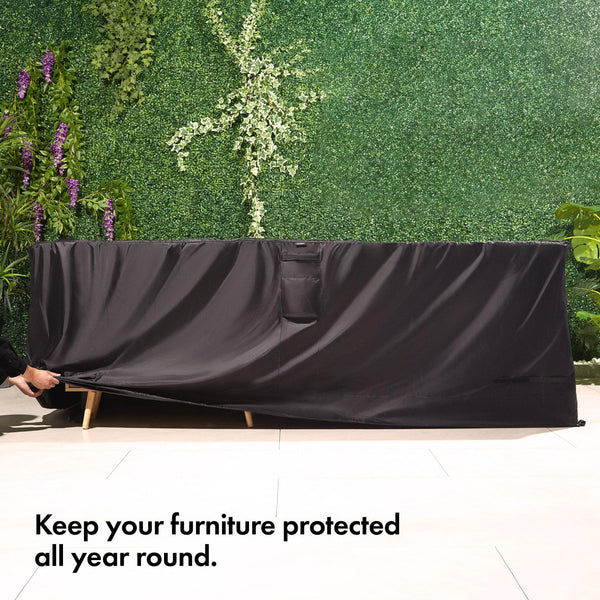 VonHaus Waterproof Garden Furniture Set Cover  Premium Heavy Duty, Breathable 420D Oxford Fabric Protection for Patio & Outdoor Furniture, Chairs,