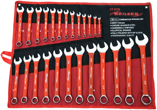 Neilsen CT0126 6-32 mm Combination Spanner Set - (25-Piece)