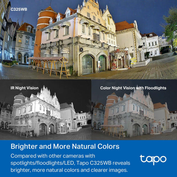 Tapo TC82 KIT 2K 3MP Battery Solar Security Camera Outdoor, Maintenance-free, Colour Night Vision, Outdoor Camera No Monthly Fee, Smart Person Detection, IP65, Works with Alexa & Google