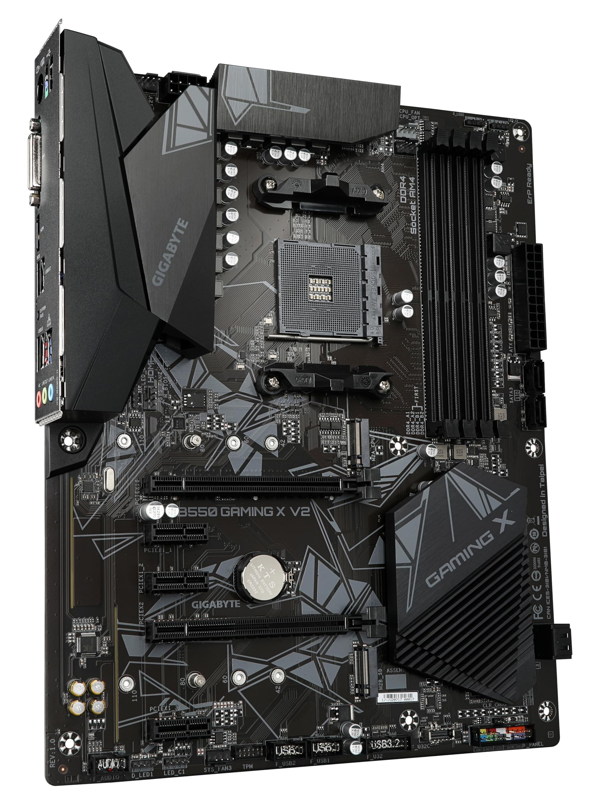 Gigabyte B550 AORUS ELITE V2 Motherboard - Supports AMD Ryzen 5000 Series AM4 CPUs, 12+2 Phases Digital Twin Power Design, up to 4733MHz DDR4 (OC), 2xPCIe 3.0 M.2, 2.5GbE LAN, USB 3.2 Gen1