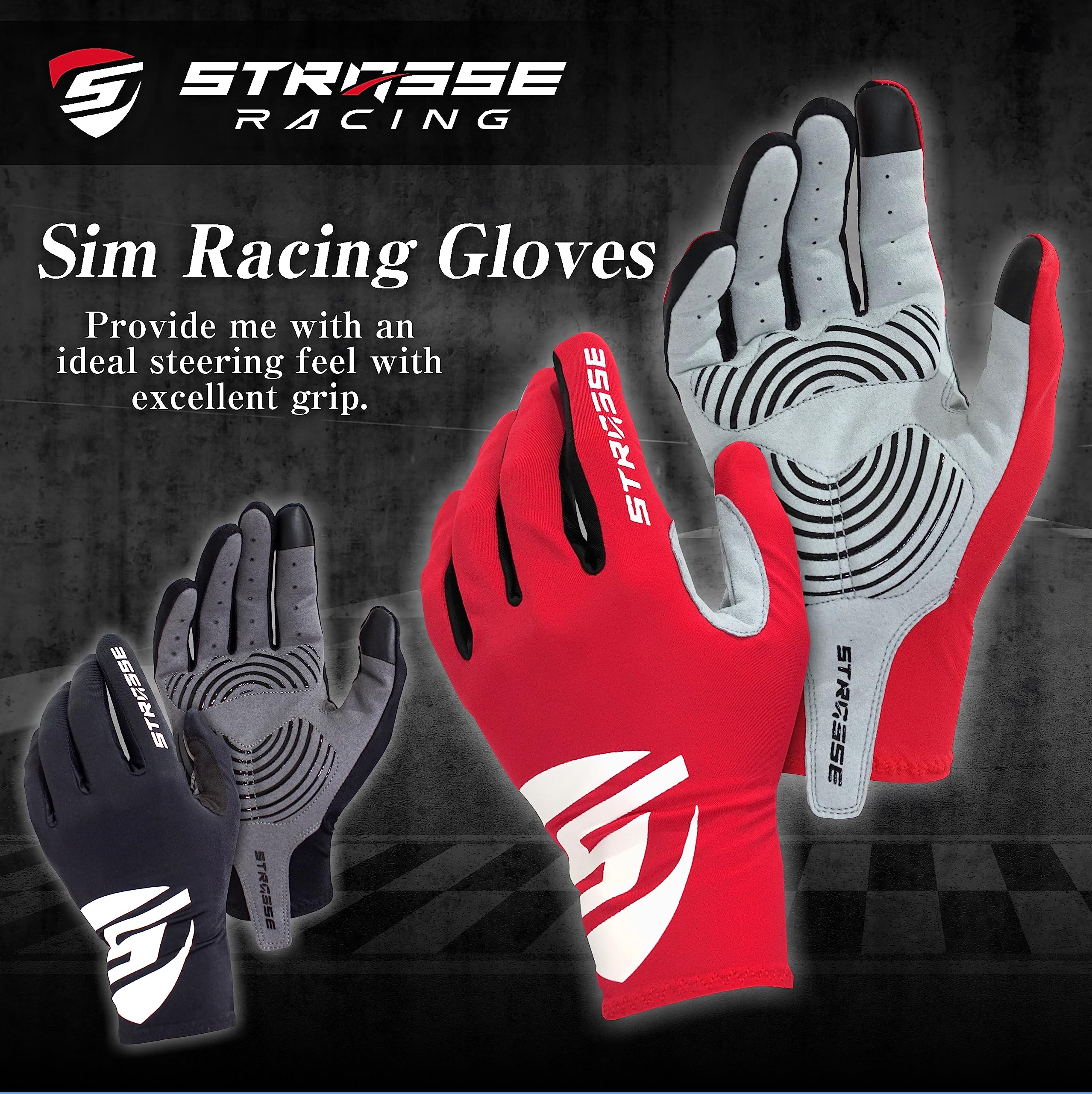 ＳＴＲＡＳＳＥ STRASSE sports actiity Gloves Simulator Racing Driving Steering Wheel Controller