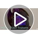 Heart of Nature Indoor Water Fountain with LED Light AND Colour Changing Spinning Ball USB Included