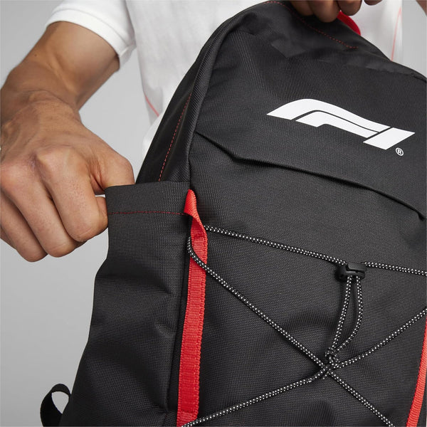 PUMA Formula 1 Backpack with Multiple Compartments - Black