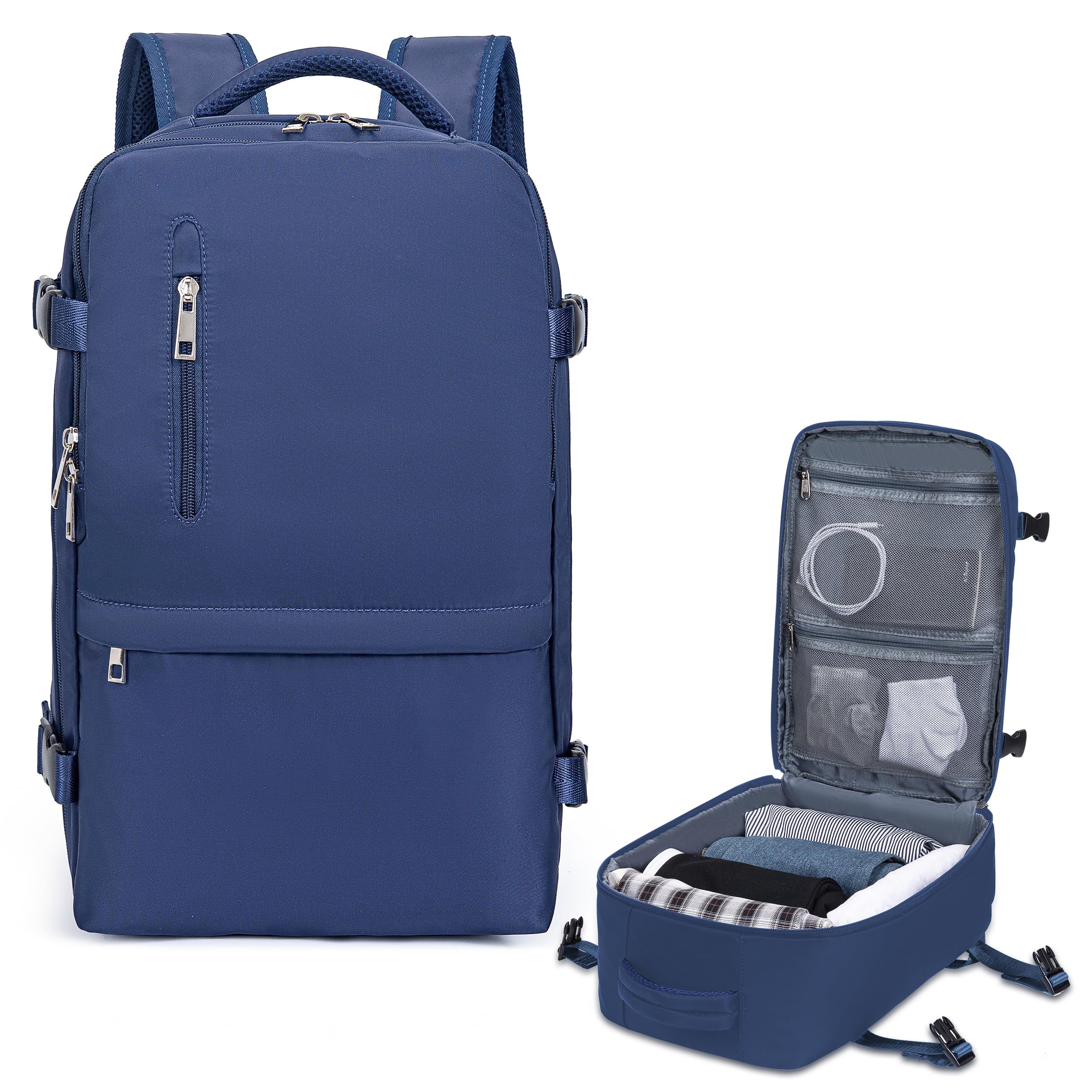 Cabin Bags 40x20x25 for Ryanair, Small Underseat Carry On Travel Backpack Casual Hand Luggage Flight Loptop Bags for Women Men Cabin Size Rucksack