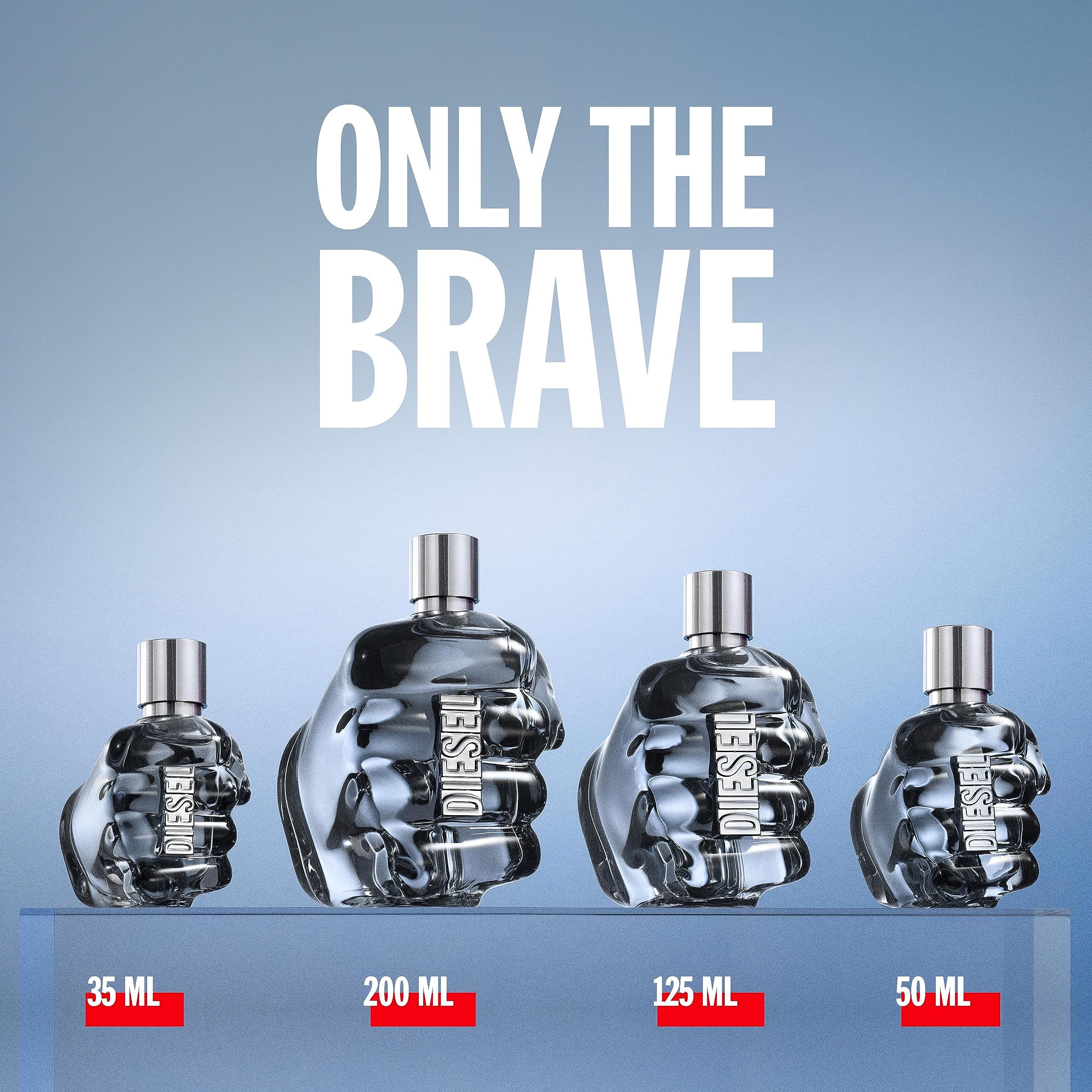 Diesel Only The Brave, Eau de Toilette Aftershave, Perfume For Men, The Original Fresh Fragrance, 50ml