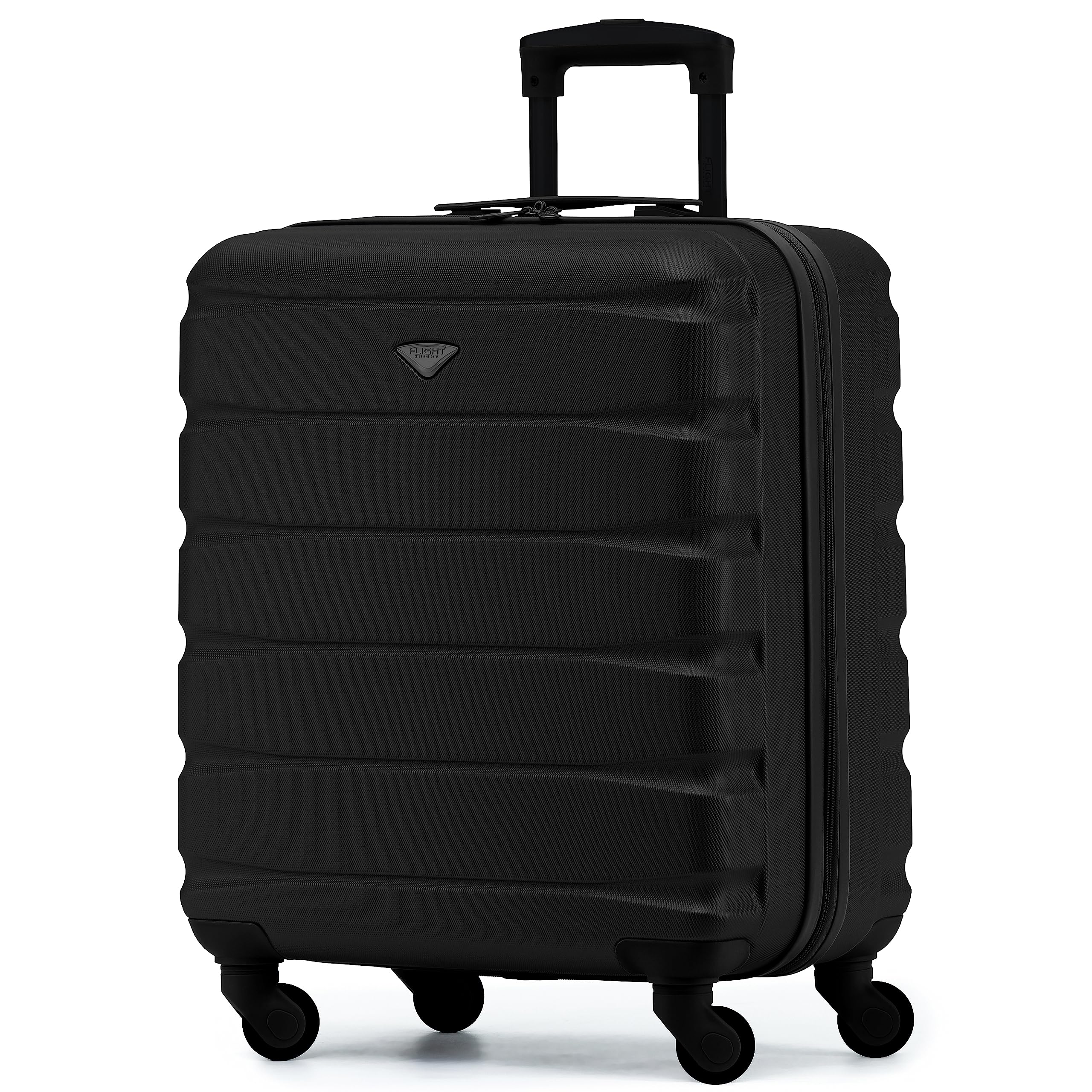 Flight Knight Set of 3 Lightweight 4 Wheel ABS Hard Case Suitcases Cabin & Hold Luggage Options Approved for Over 100 Airlines Including easyJet, British Airways, Ryanair, Jet2 & Many More