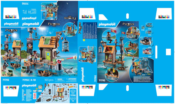 Playmobil 71418 Pirates: Small Pirate Vessel, exciting adventures on the high seas, complete with extensive accessories, fun imaginative role-play, playsets suitable for children ages 4+