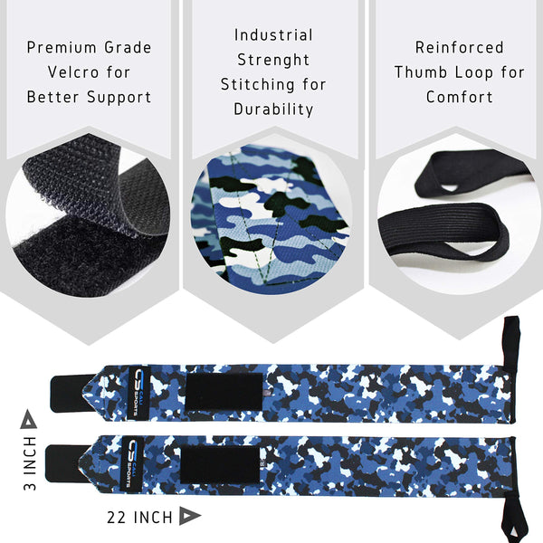 CALI SPORTS Calisthenics Wood Parallettes Bars | Push Up Bar That Will Not Slip or Wobble | Wrist Wraps Included (Small)