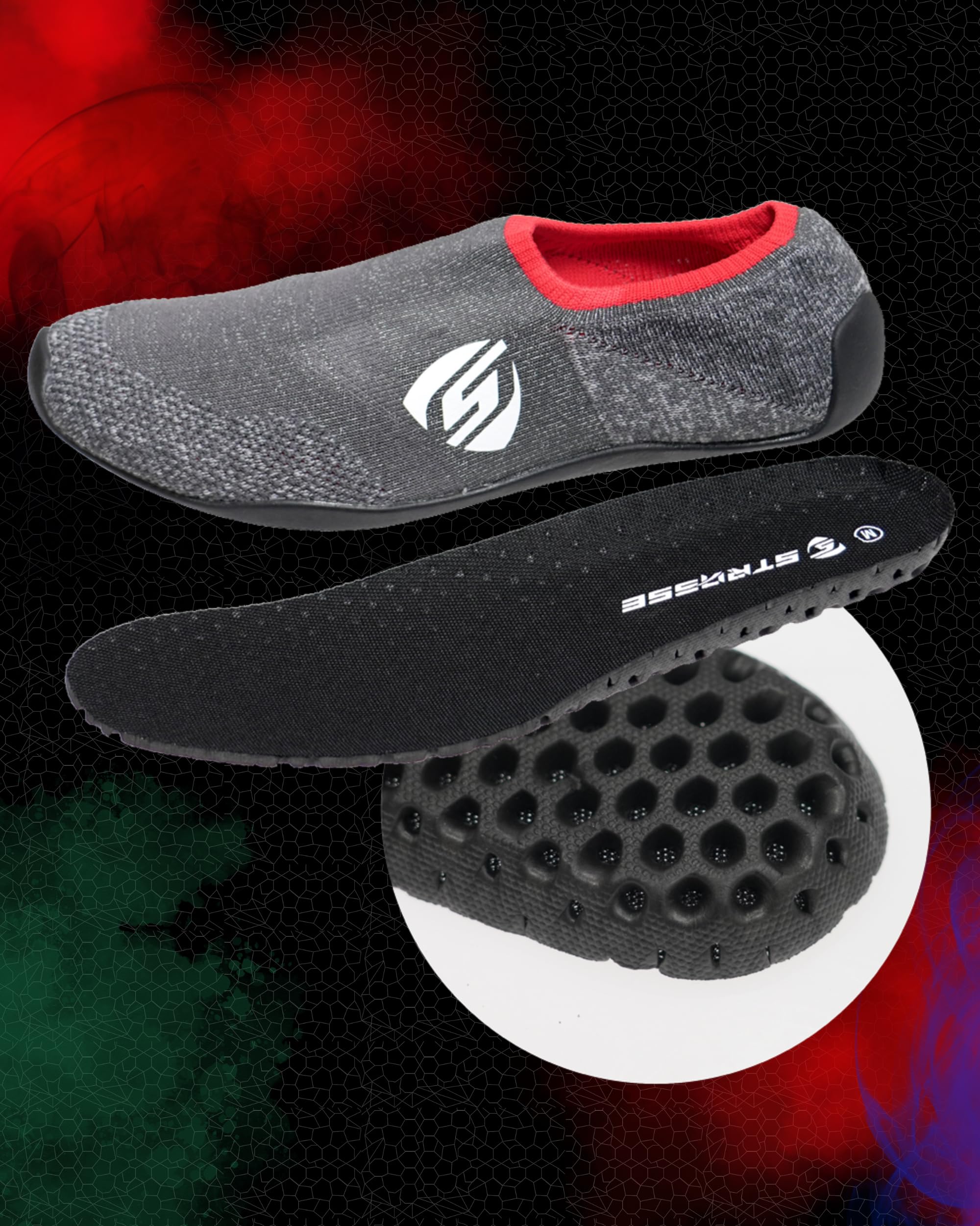 ＳＴＲＡＳＳＥ STRASSE SIM Driving Shoes Racing Shoes Gaming Shoes Grip Comfortable Pedal Work Hankon Steering Wheel Controller Cockpit Racing Game Gran Turismo PS4 PS7 Prestige Red