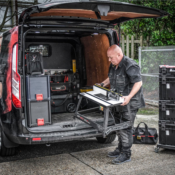 Trend Portable Benchtop Router Table with Robust Construction for Workshop & Site Use, 240V, CRT/MK3