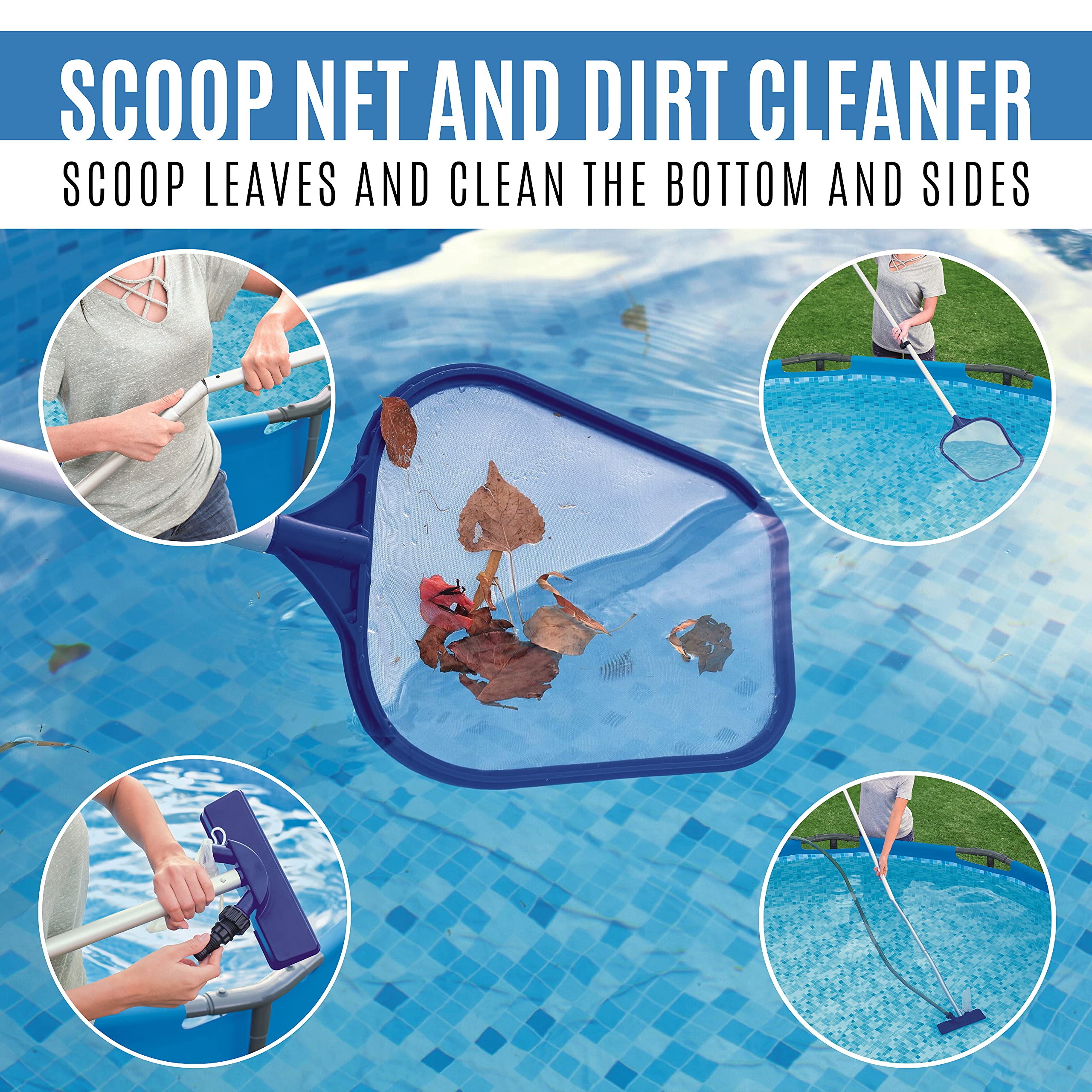 Bestway Steel Pro Max | Metal Frame Above Ground Pool, Family Outdoor Pool 10ft