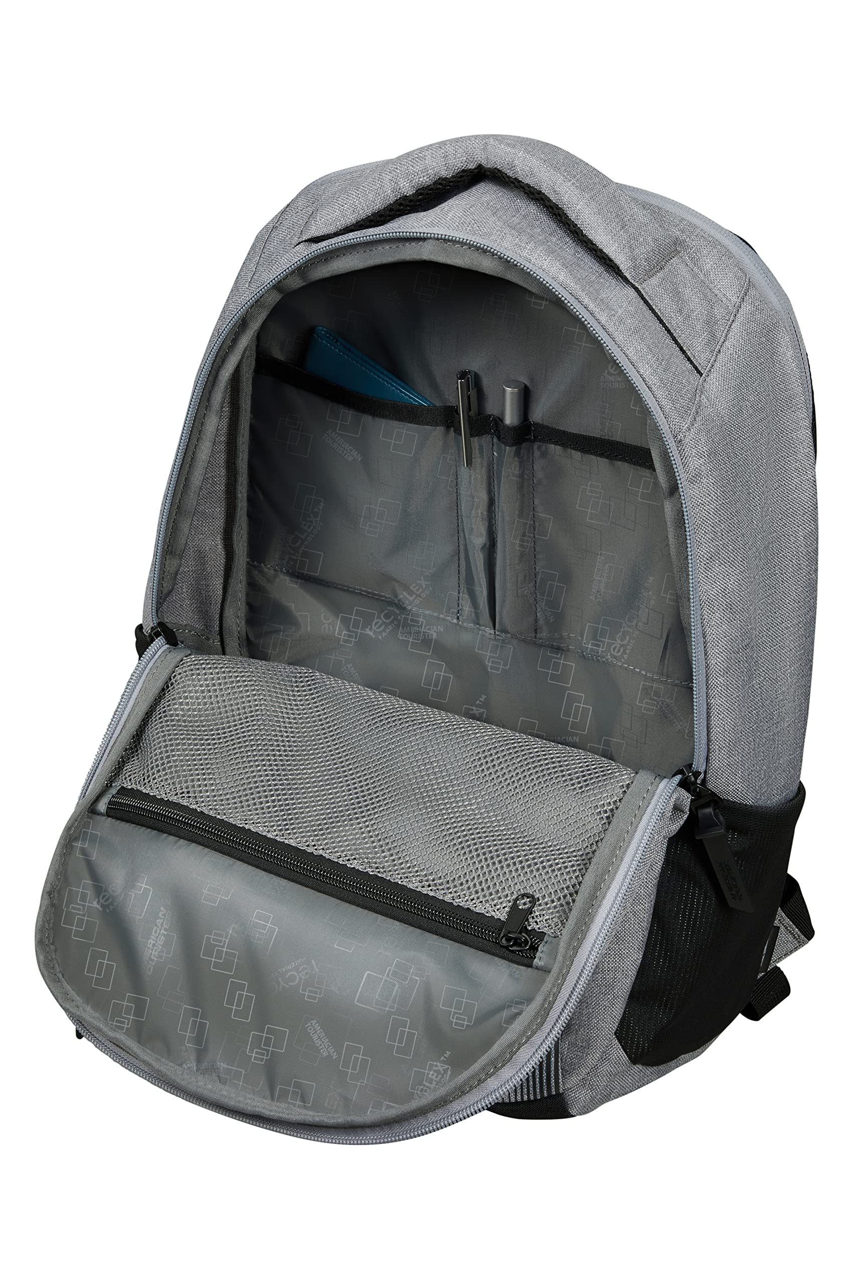 American Tourister Urban Groove - Laptop backpack 15.6 inch, 45 cm, 21 L, grey (grey melange)