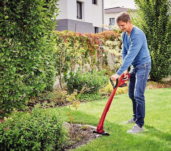 Einhell Power X-Change Lightweight Cordless Strimmer - 18V Battery Grass Trimmer, 24cm Cutting Width, Includes 20 x Blades - GC-CT 18/24 Li P Solo