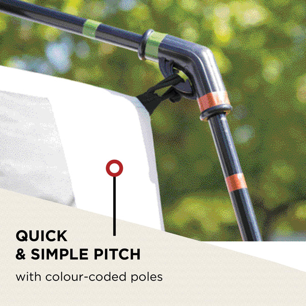 Coleman Tent Octago, 3 Man Tent Ideal for Camping in the Garden, Dome Tent, Waterproof 3 Person Camping Tent with Sewn-in Groundsheet