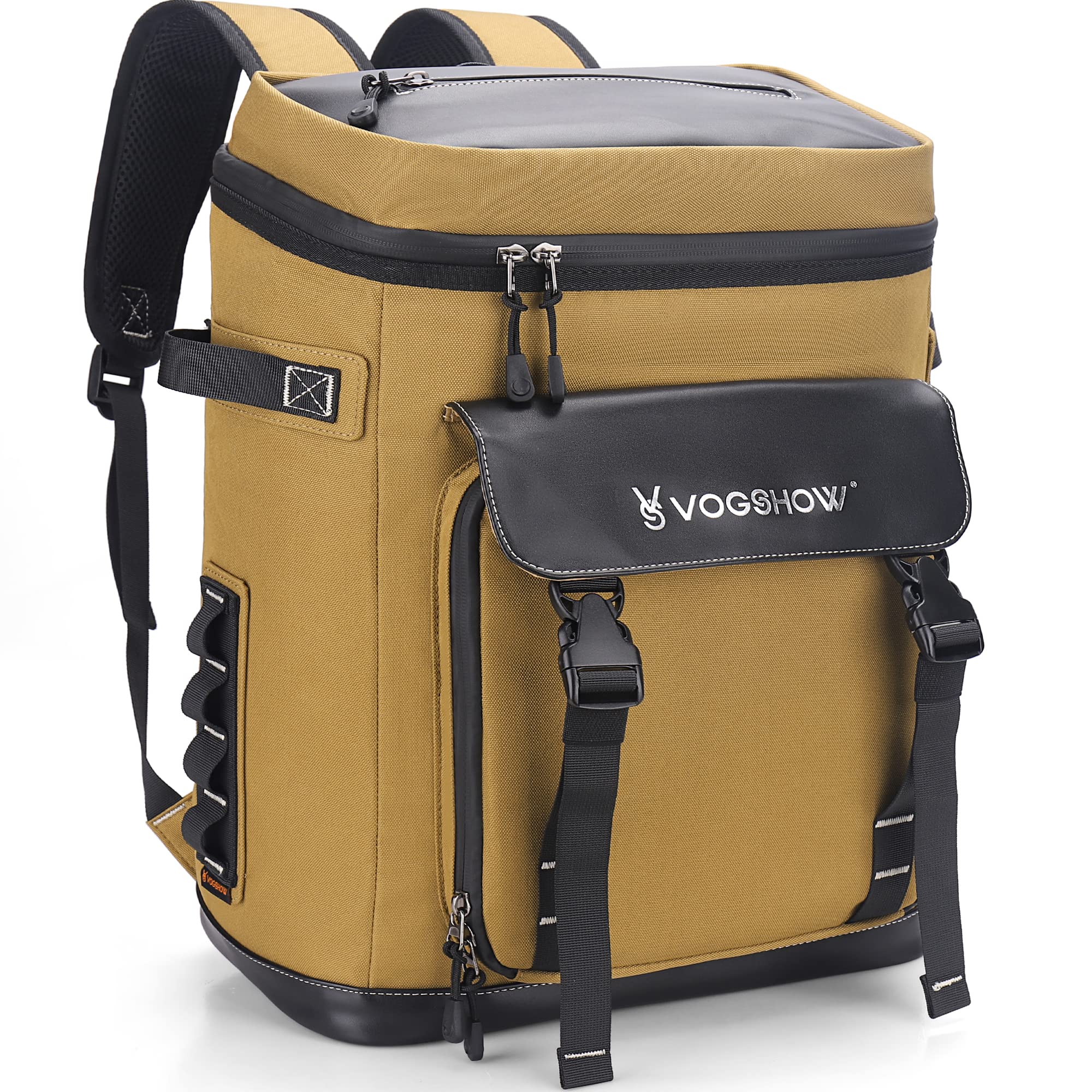 Vogshow Cooler Bag Picnic Backpack 30L Large Capacity Waterproof Cool Bag Rucksack Leakproof Insulated Backpack Cooler for Camping, Party, BBQ, Family