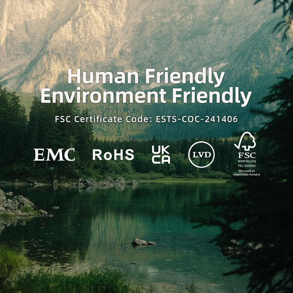 Claiks Electric Standing Desk with Drawers, 120x60cm Height Adjustable Desk with Storage Shelf and Splice Board, Stand Up Desk for Home Office, White Frame/Maple Top